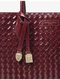 Aspinal of London leather tote bag with double handles - British product