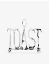 selfridges Anna + Nina Toast It Stainless Steel Toast Rack 17cm- Buy online at McGrocer
