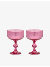 selfridges Anna + Nina Rose Cocktail Glass Set of Two- Buy online at McGrocer