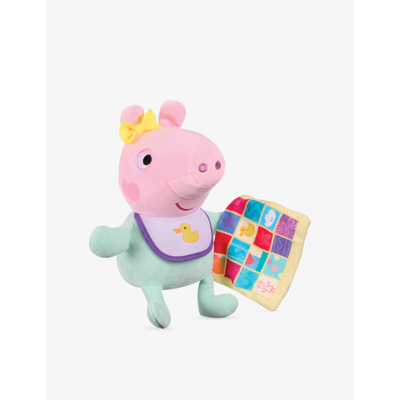 Peppa Pig Evie soft toy 23cm with blanket, UK version