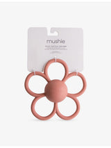 selfridges Mushie and Frigg Daisy Silicone Rattle Teether 15cm- Buy online at McGrocer