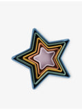Mushie multicolour plastic nesting star toy, imported from the UK