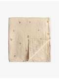 Mushie printed cotton muslin cloths pack of three 59cm (British brand)