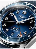 Longines Spirit Zulu Time automatic watch stainless steel ceramic bezel (British brand)