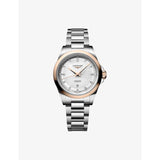 selfridges Longines Conquest Stainless Steel and 18ct Rose Gold Cap 30mm Automatic Watch- Buy online at McGrocer