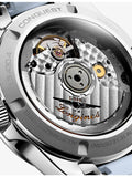 Longines Conquest stainless steel automatic watch 34mm rubber strap, UK version