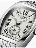 Longines stainless steel quartz watch Evidenza Tonneau - British product
