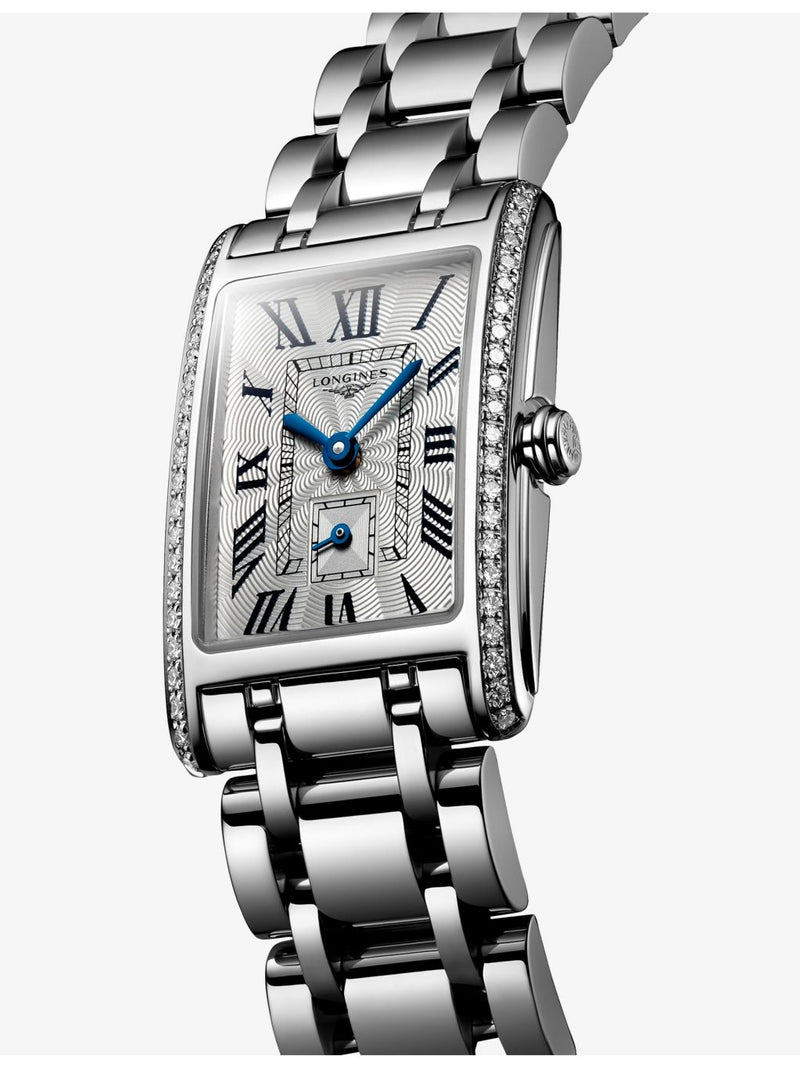 Longines DolceVita stainless steel diamond watch 0.386ct - British product