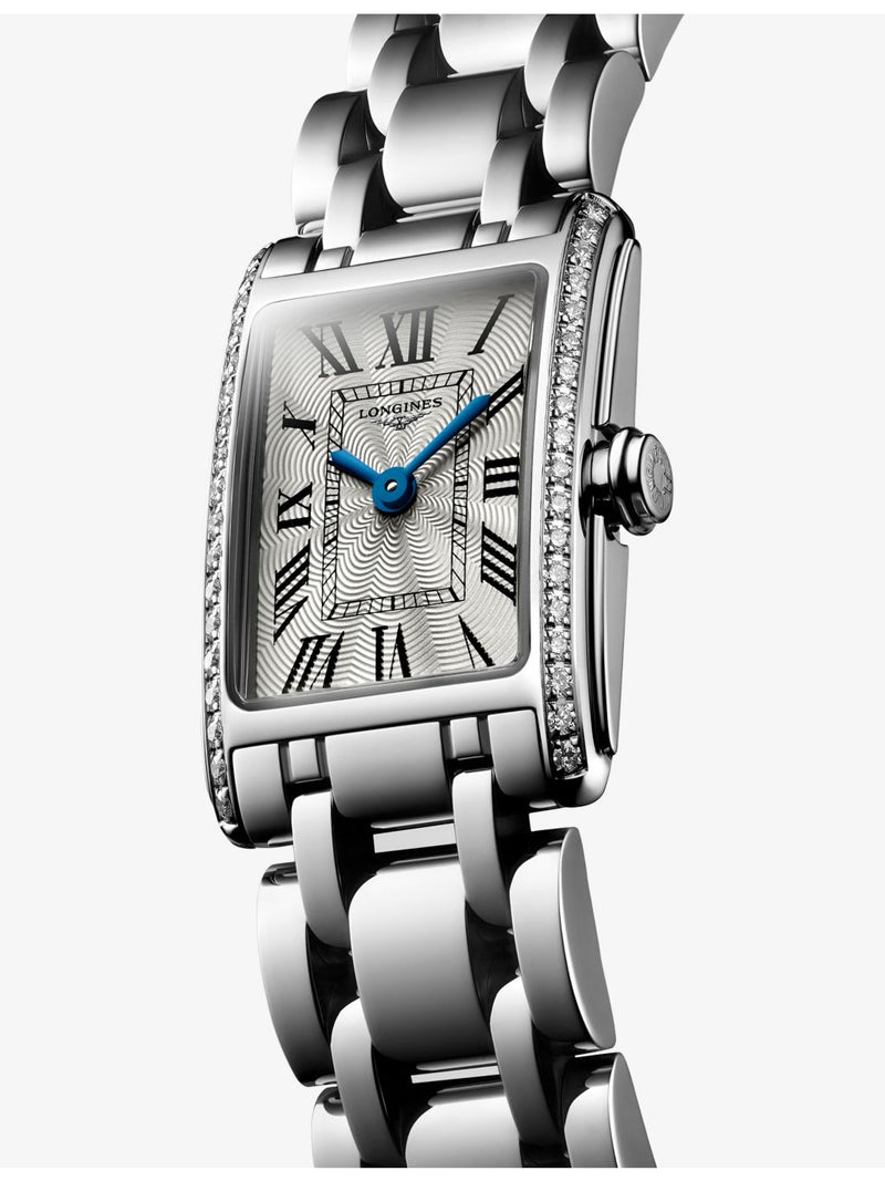 Longines DolceVita stainless steel diamond watch L5.258.0.71.6, UK version