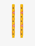 Seletti TOILETPAPER stem candle set with Shit mouth design 27cm, UK version