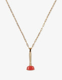 Seletti plunger pendant necklace 18ct gold-plated - British product