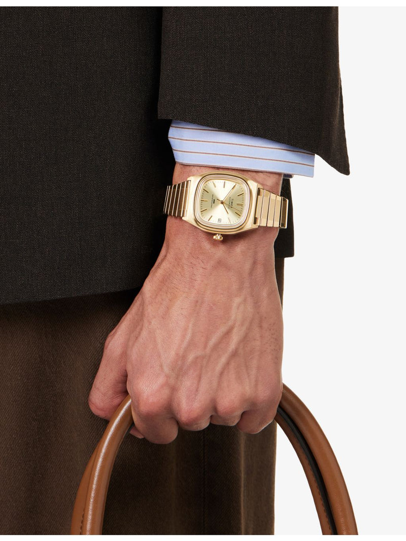 Timex Automatic 1983 reissue gold-tone watch 34mm, imported from the UK