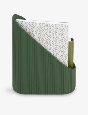 Stackers faux-leather magazine file 35cm - British product