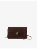 Bvlgari Serpenti small suede shoulder bag - British product