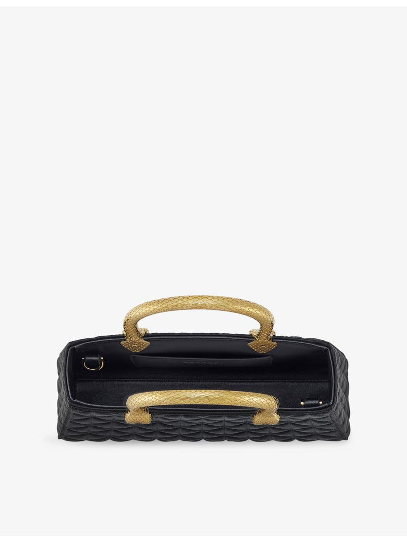 Bvlgari Serpentine Duette satin top-handle bag, UK version