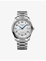 selfridges Longines Master Collection Blue Hands Stainless-Steel Automatic Watch- Buy online at McGrocer
