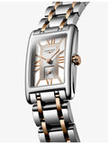 Longines DolceVita red PVD rectangular quartz watch (British brand)