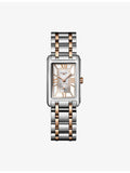 Longines DolceVita red PVD rectangular quartz watch (British brand)