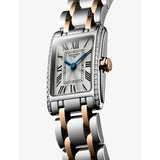 Longines DolceVita rectangular watch 0.280ct diamonds red PVD, imported from the UK