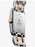 Longines DolceVita rectangular watch 0.280ct diamonds red PVD, imported from the UK