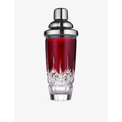 selfridges Waterford Lismore Crystal-Glass and Stainless-Steel Cocktail Shaker- Buy online at McGrocer