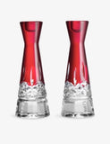 Waterford Lismore crystal-glass candlesticks set of two, imported from the UK