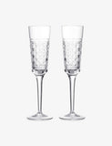 Waterford Opulence crystal flutes set of two, imported from the UK