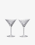 Waterford Opulence martini glass set of two (British brand)