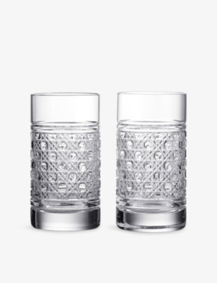Waterford Opulence highball crystal glasses set of two - British product