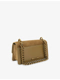 Kurt Geiger Chelsea small suede cross-body bag, imported from the UK