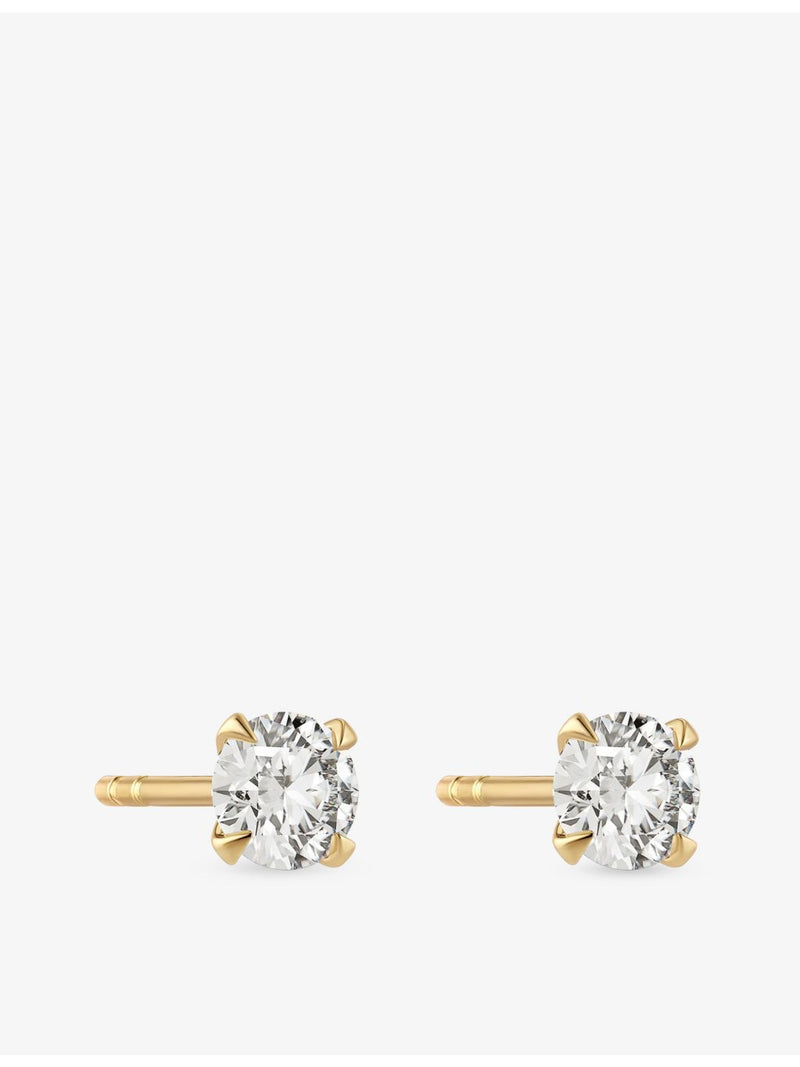 Sif Jakobs 14ct gold lab grown diamond earrings, imported from the UK