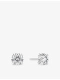 Sif Jakobs solitaire earrings 0.50ct lab grown diamond 14ct white gold, UK version