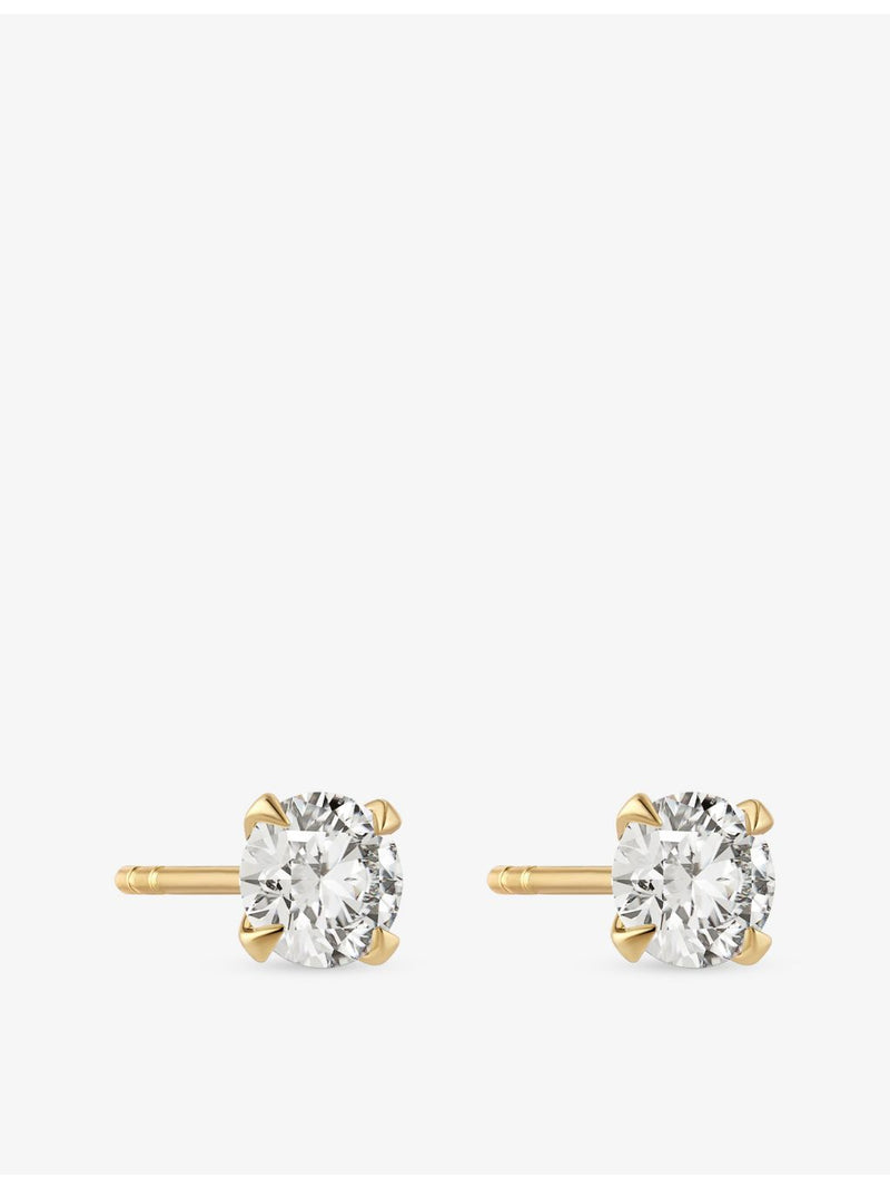 Sif Jakobs 14ct gold diamond earrings 0.50ct, imported from the UK