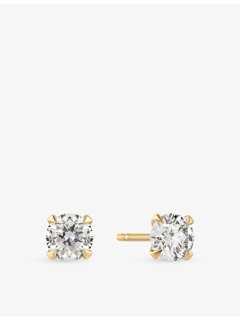 Sif Jakobs 14ct gold diamond earrings 0.50ct, imported from the UK