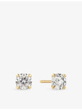 Sif Jakobs 14ct gold diamond earrings 0.50ct, imported from the UK