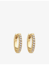selfridges Sif Jakobs Alba Piccolo 14ct Yellow-Gold and 0.09ct Lab-Grown Diamond Single Earring- Buy online at McGrocer