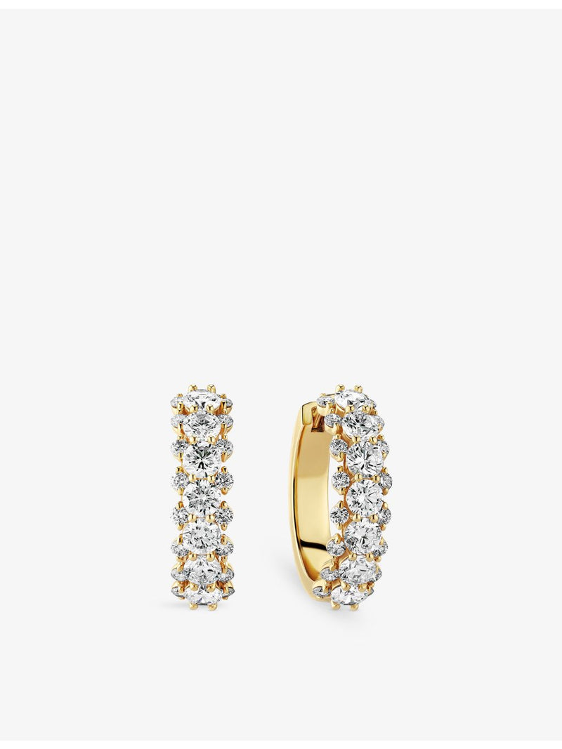 Sif Jakobs diamond earrings 14ct yellow gold 2.46ct - British product