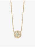 Astley Clarke 14ct yellow gold lab-grown diamond pendant, UK version