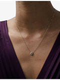 Astley Clarke 14ct yellow gold tanzanite lab-grown diamond pendant necklace (British brand)