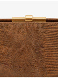 Reiss lizard-effect suede clutch bag - British product