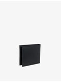BOSS logo plaque leather folding wallet (British brand)