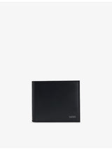 selfridges BOSS Logo-Plaque Leather Folding Wallet- Buy online at McGrocer