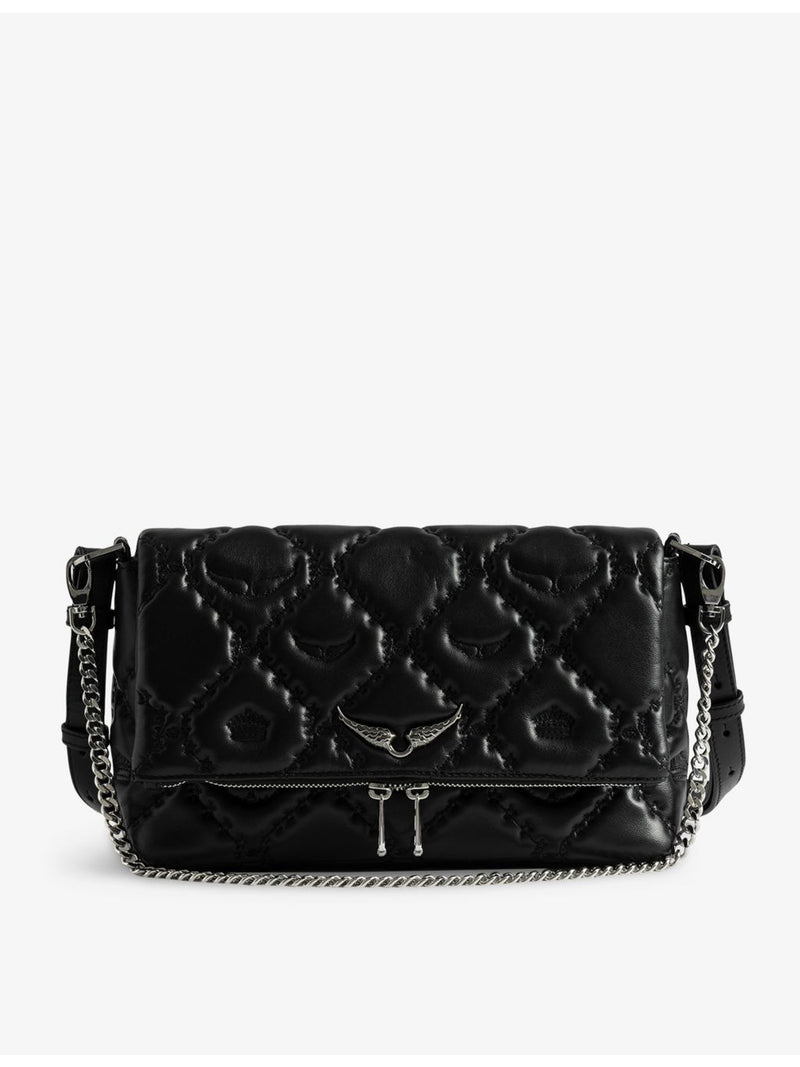 Zadig Voltaire Rocky II XL leather shoulder bag - British product