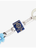Poubel 925 sterling silver and enamel passport charm - British product