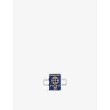 selfridges Poubel 925 Sterling Silver and Enamel Passport Charm- Buy online at McGrocer
