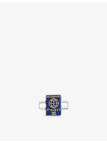 Poubel 925 sterling silver and enamel passport charm - British product