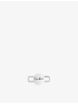 selfridges Poubel Golf Ball Rhodium-Plated Sterling-Silver Enamelled Charm- Buy online at McGrocer
