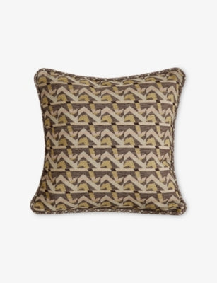 Soho Home Fulton Square woven cushion (British brand)