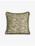 Soho Home square woven cushion with jacquard weave, imported from the UK