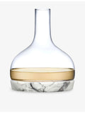 NUDE crystal glass carafe with marble base 1250ml, UK version
